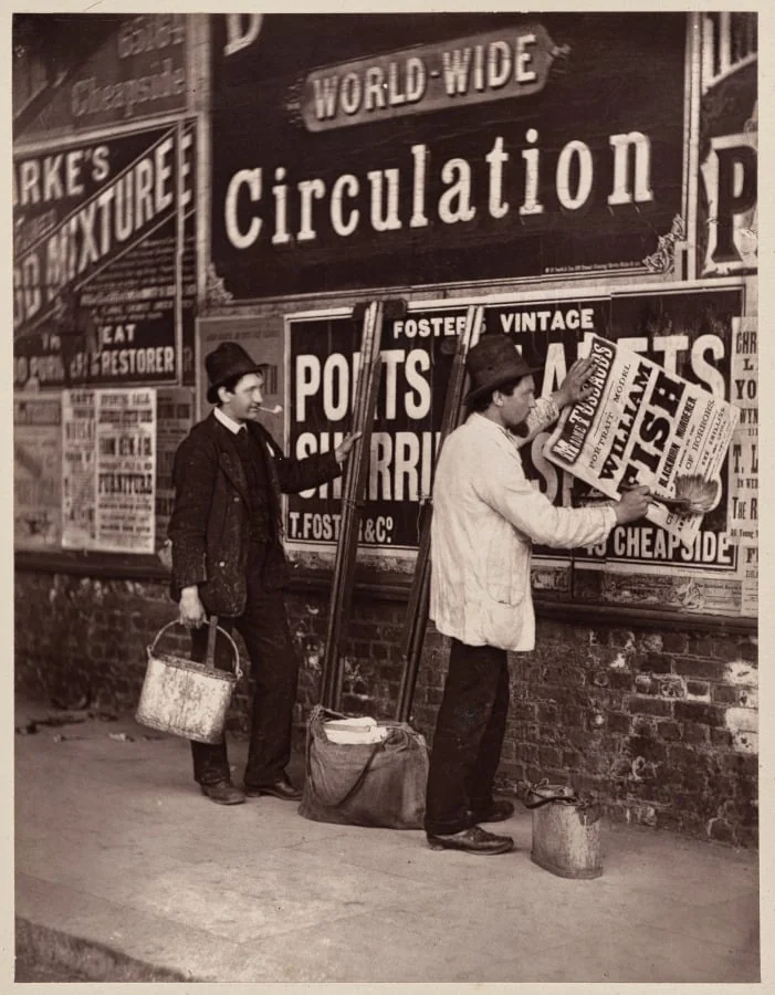 Street Advertising, detail