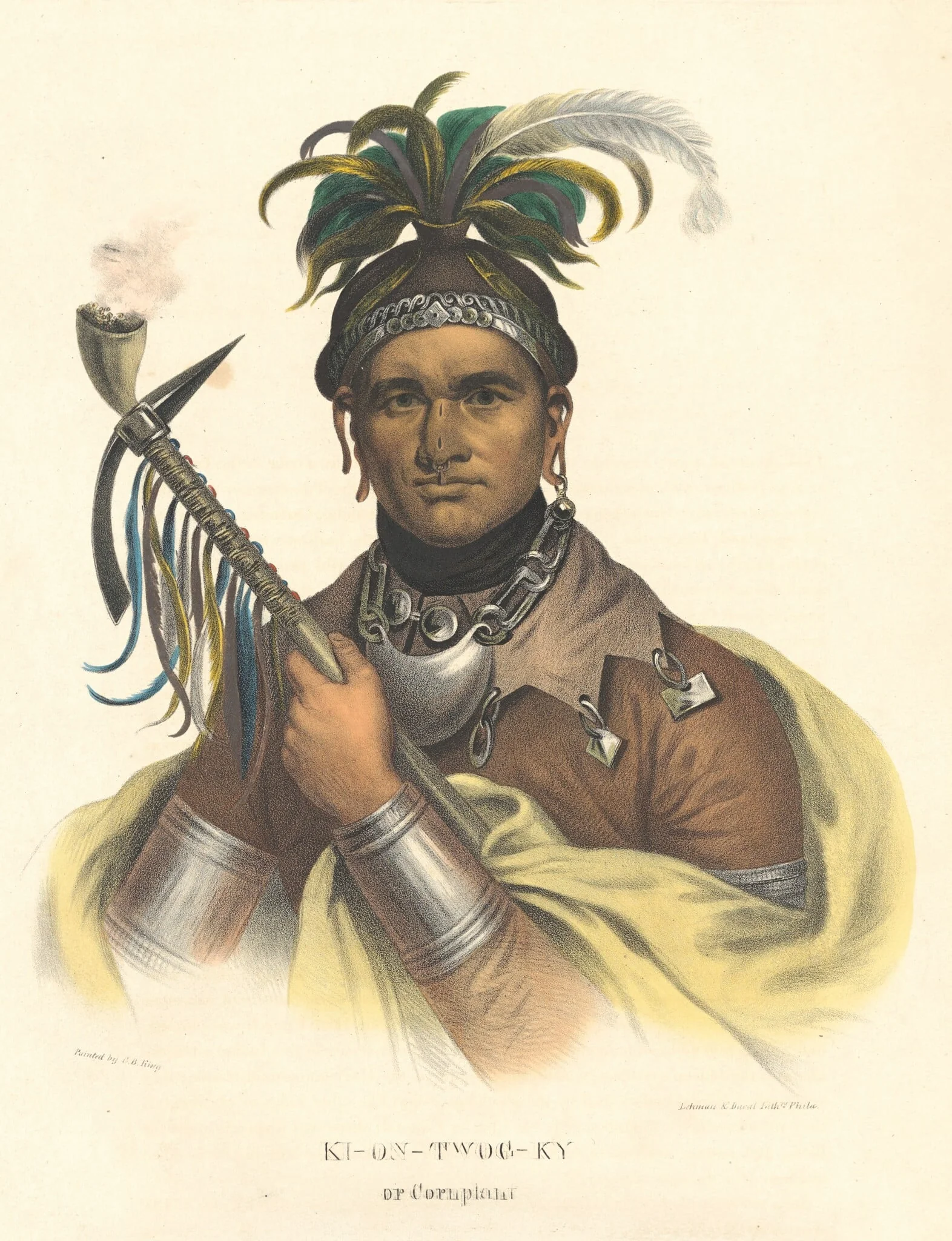 Ki-On-Twog-Ky, or Cornplanter, detail