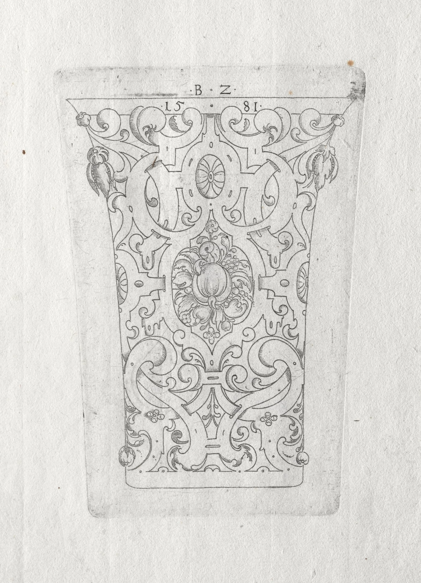 Ornamental Beaker, detail