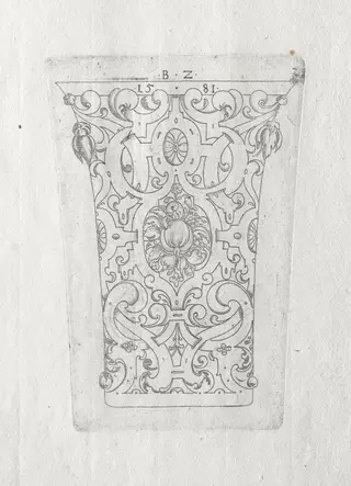Ornamental Beaker, by Bernhard Zan, 1581