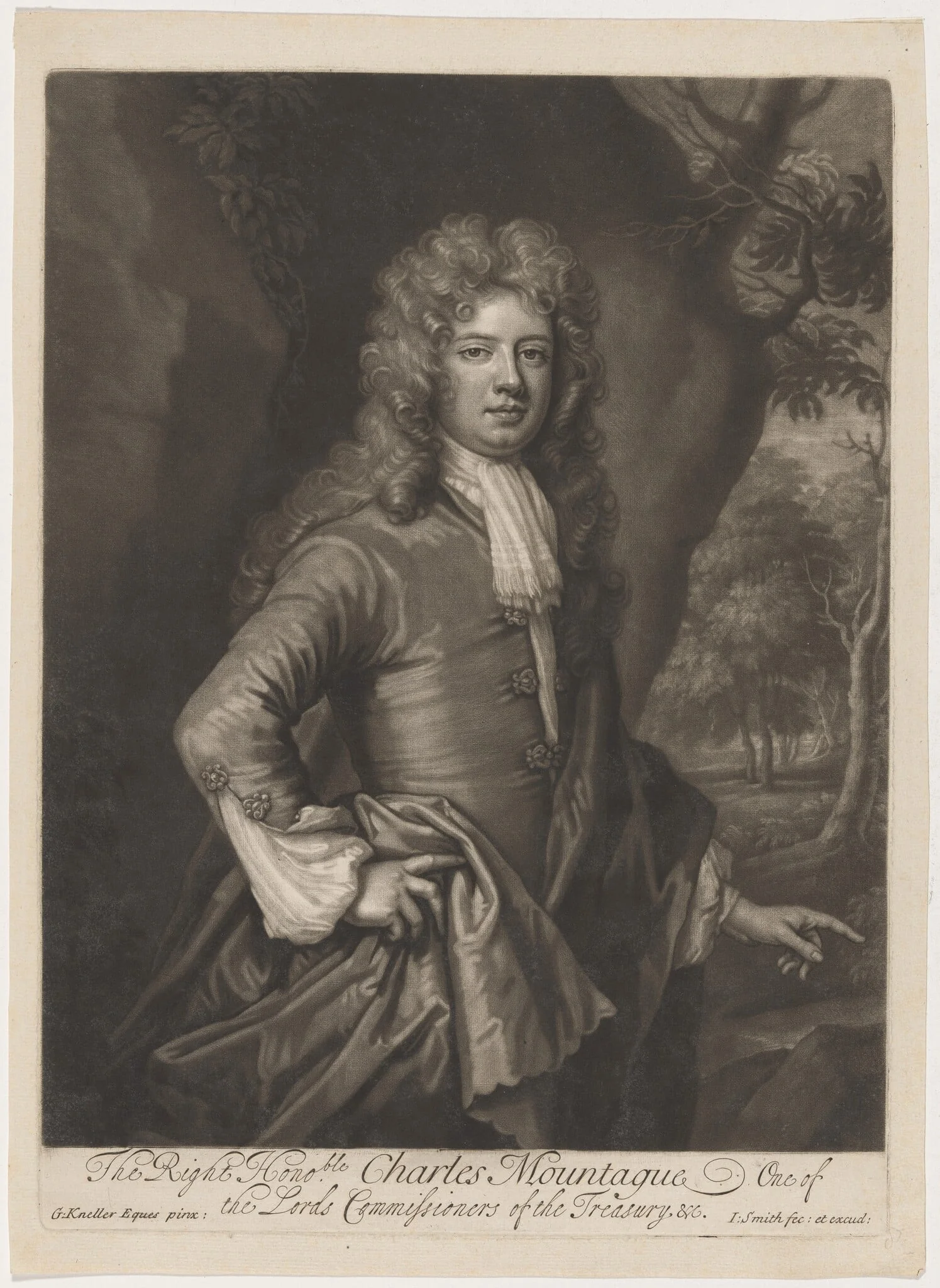 Charles Montagu, First Earl of Halifax, detail