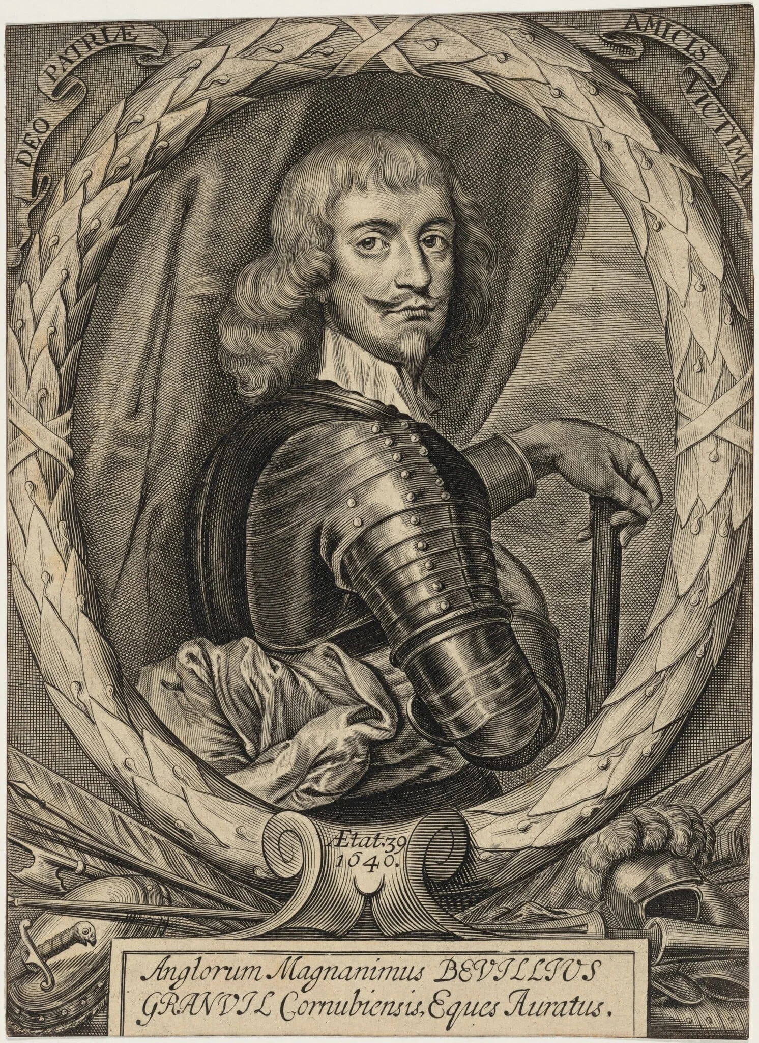Sir Bevil Grenville, detail