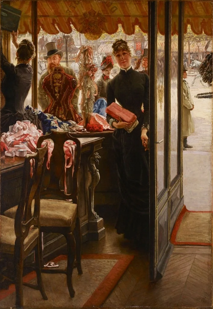 The Shop Girl, detail
