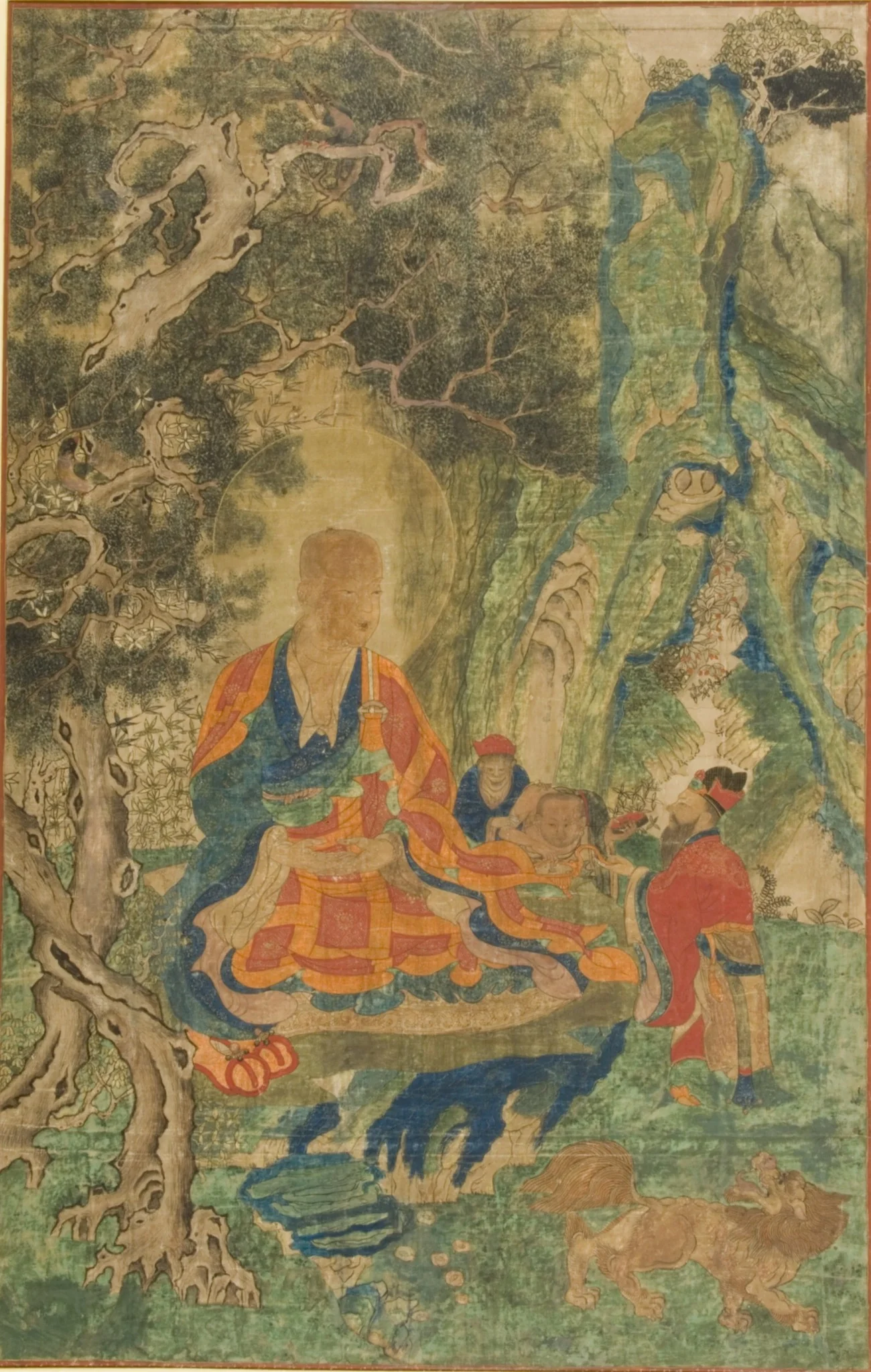 The Arhat Chudapantaka, detail