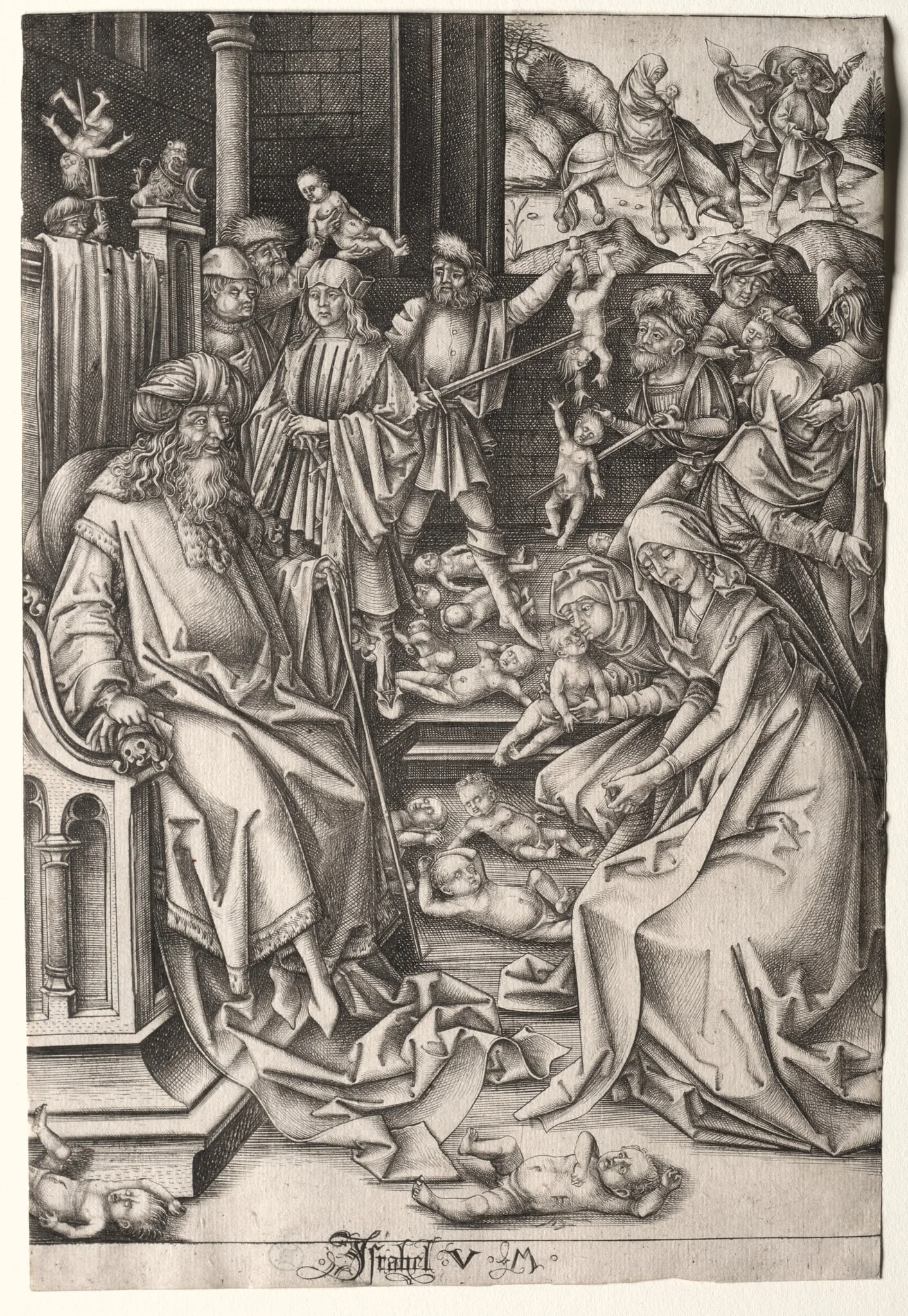 The Life of the Virgin: The Massacre of the Innocents, detail