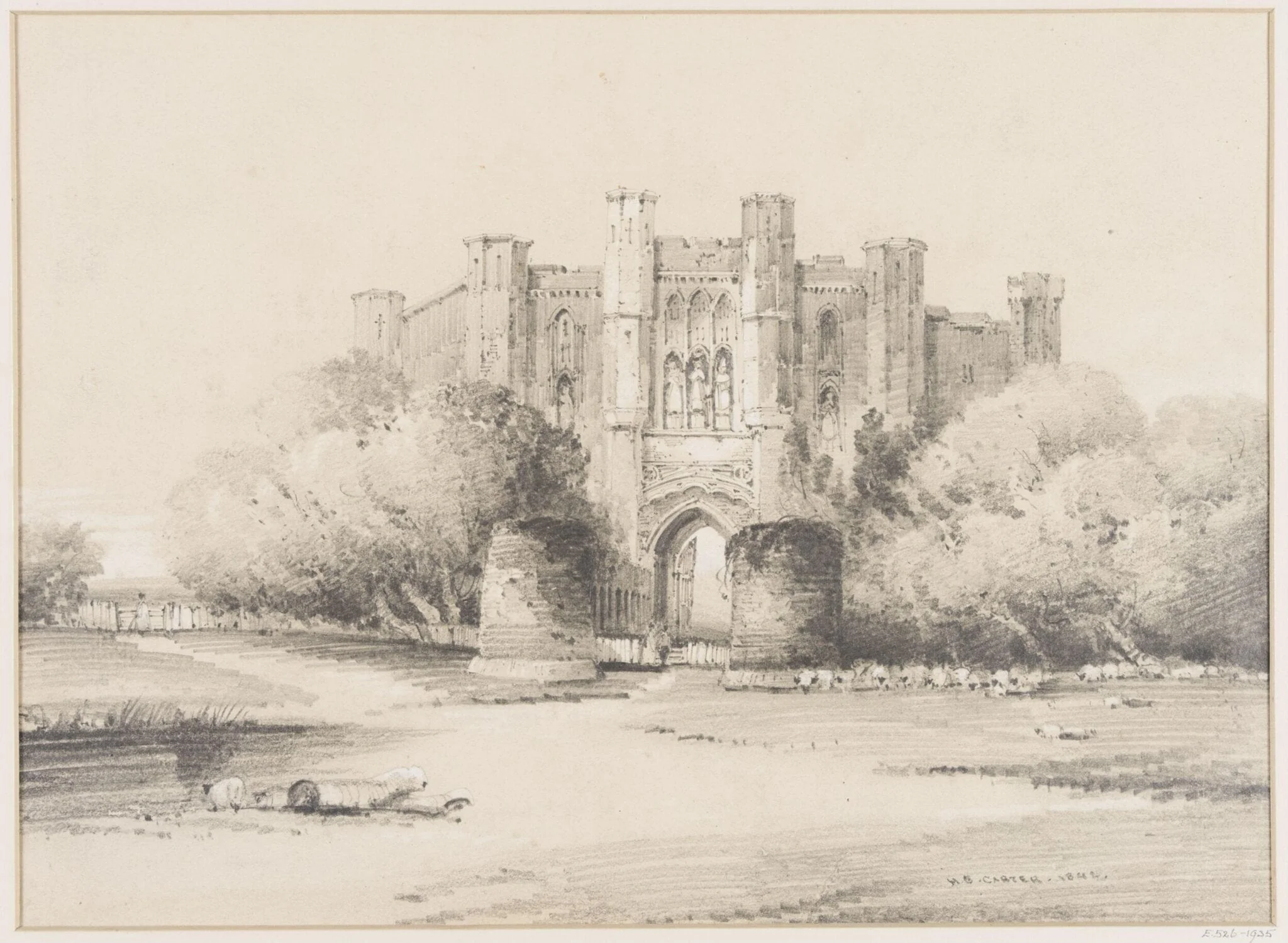 A fortified gateway, detail