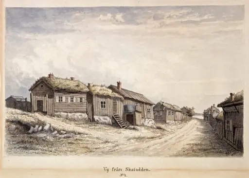 Näkymä Katajanokalta n:o 4, by Rudolf Åkerblom, 1897