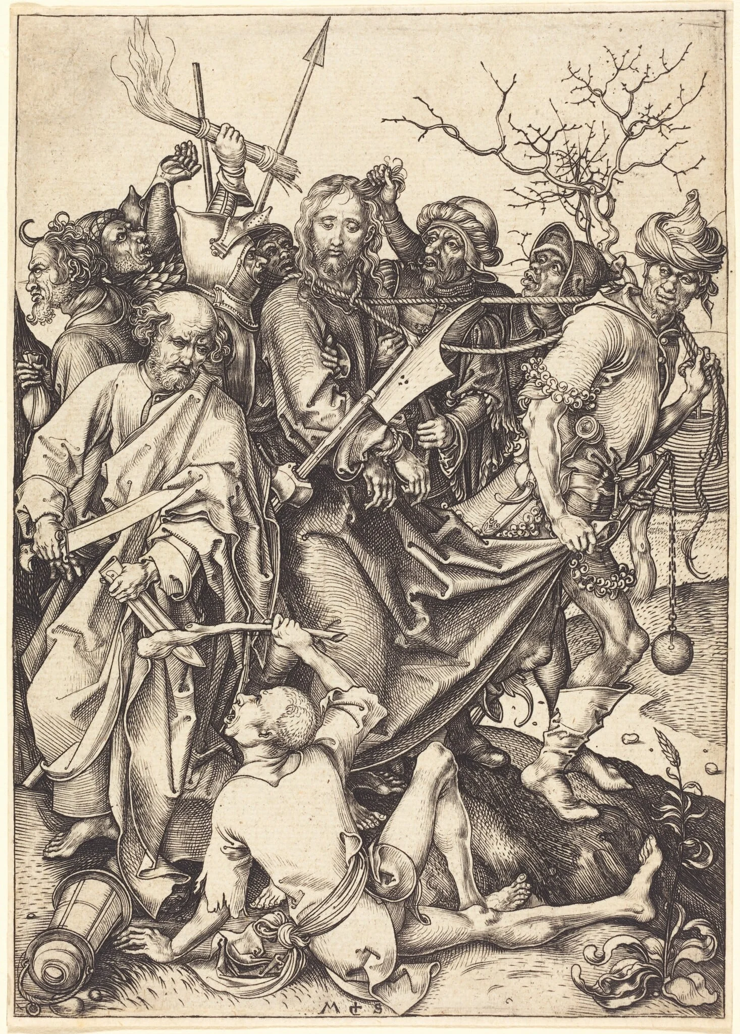 The Betrayal and Capture of Christ, detail