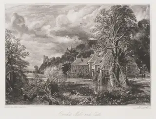 Arundel Mill and Castle, by John Constable
