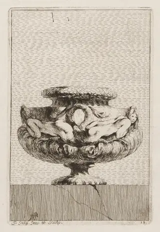 Suite of Vases:  Plate 13, by Jacques François Saly, 1746