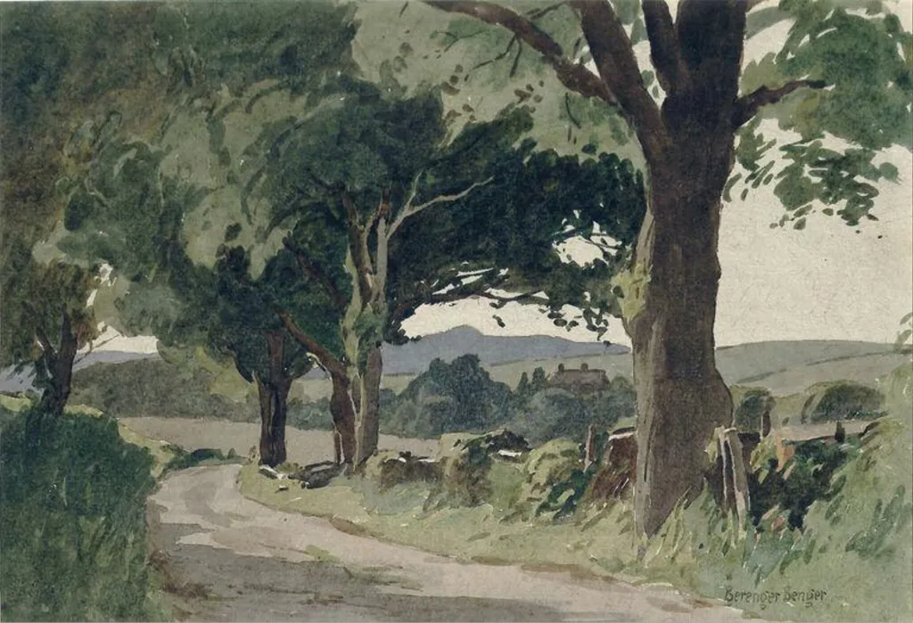 Untitled, by Berenger Benger, watercolor, 1890