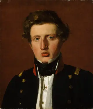 Valdemar Hjartvar Købke (1813–1893), the Artist's Brother, by Christen Købke, oil, 1838