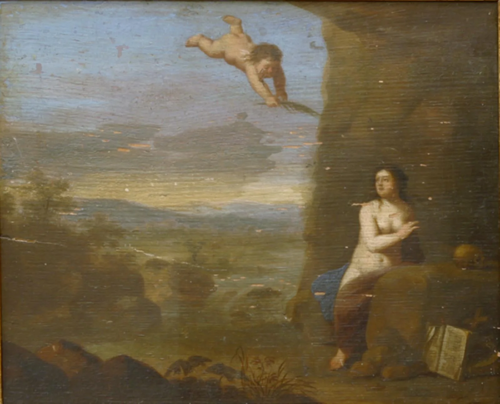 The Penitent Saint Mary Magdalene, detail