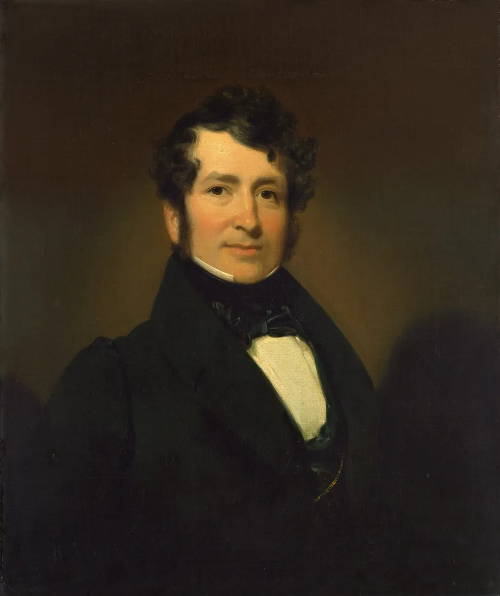 George Pope Morris, by Henry Inman, oil, 1836