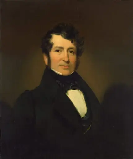 George Pope Morris, by Henry Inman, oil, 1836