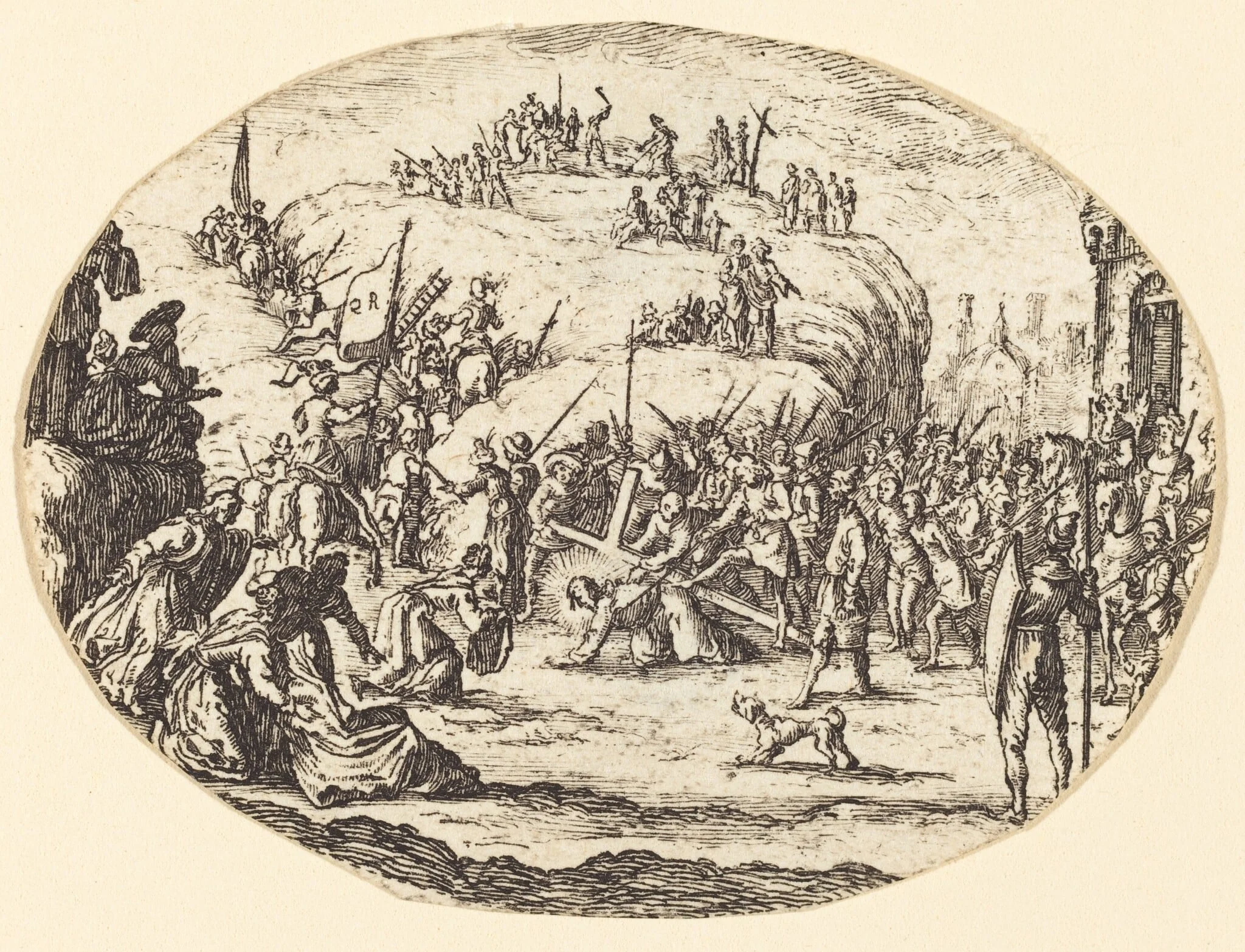 The Small Carrying of the Cross, detail