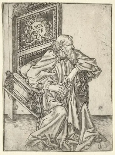 The Prophets:  Amos, by Baccio Baldini