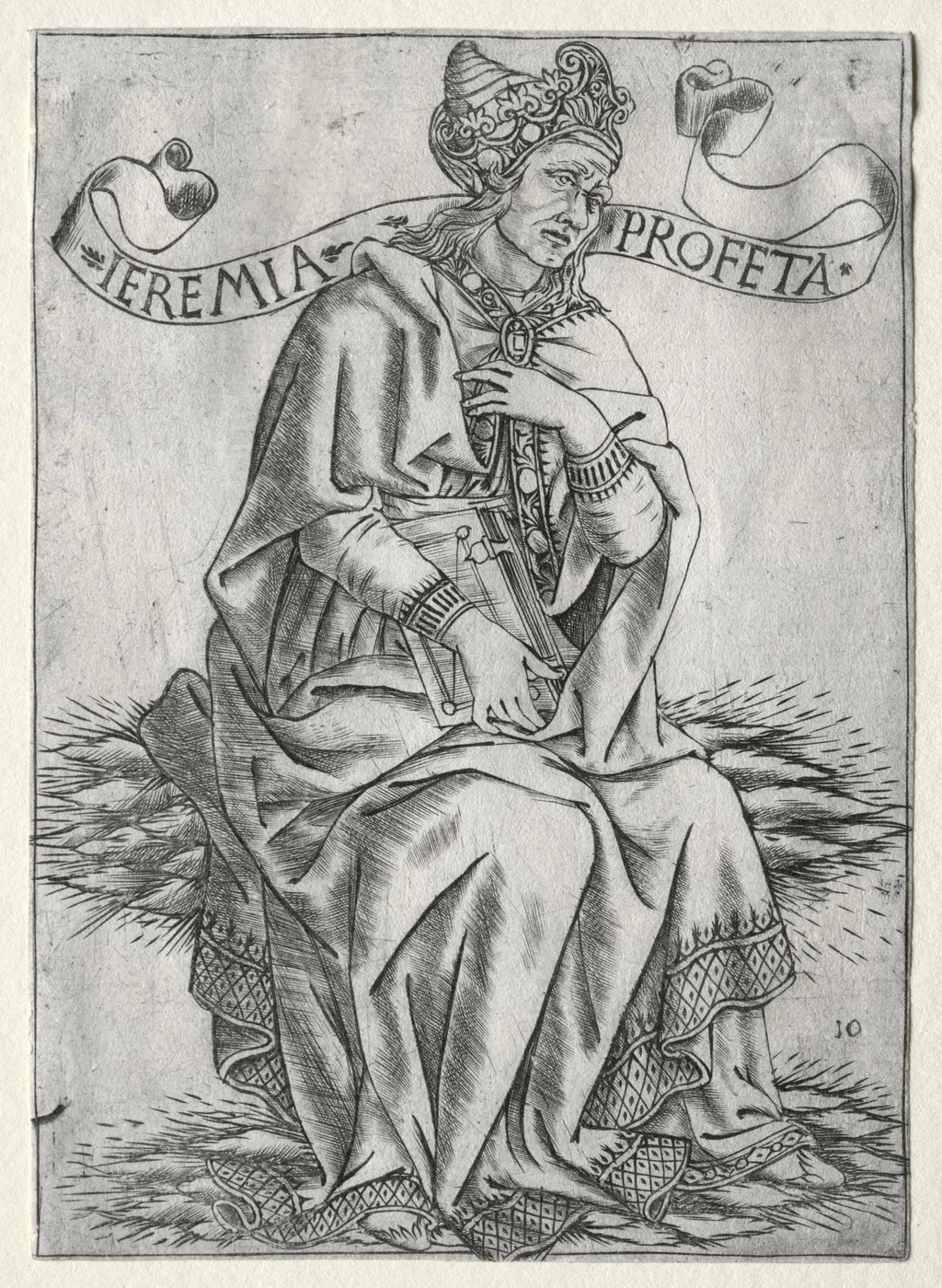 The Prophets: Jeremiah, by Baccio Baldini, 1472