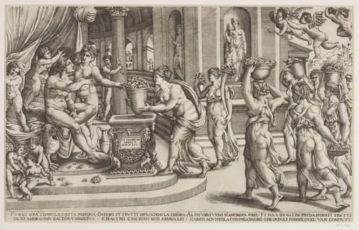 Marriage of Vertumnus and Pomona, by Baccio Bandinelli