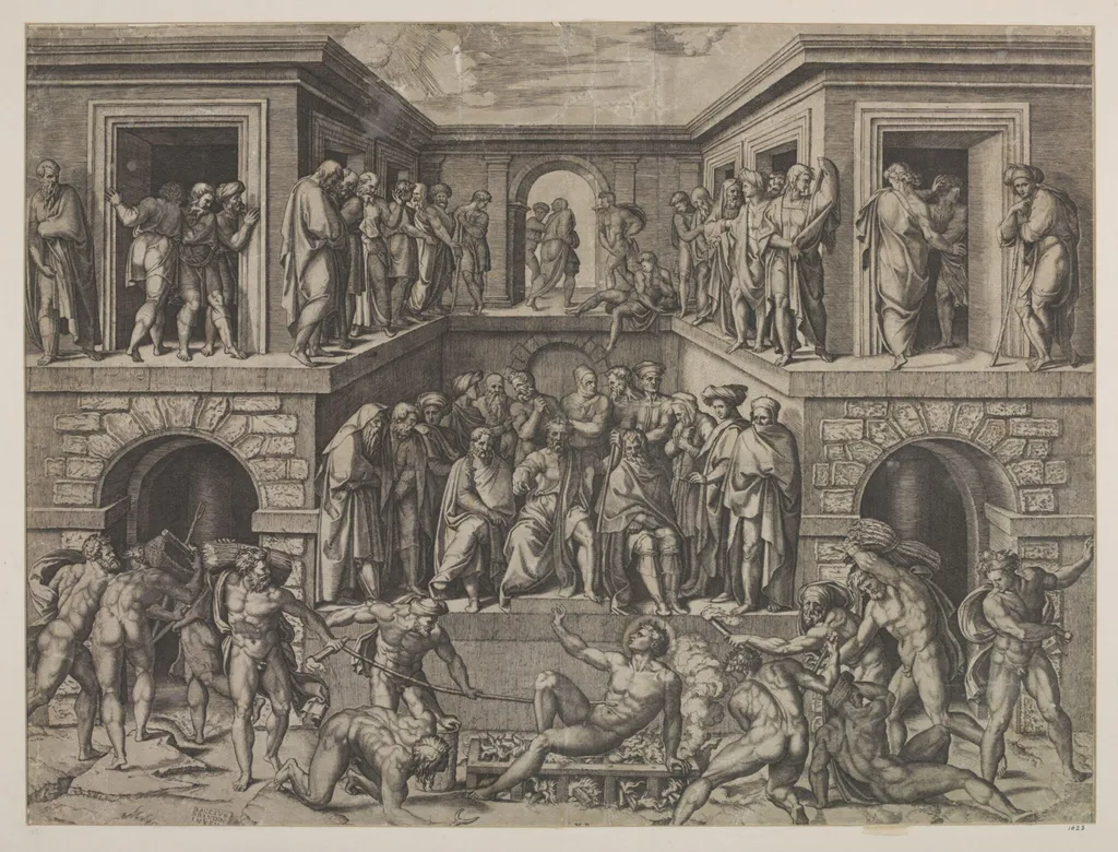 Martyrdom of St. Lawrence, by Baccio Bandinelli, 1500