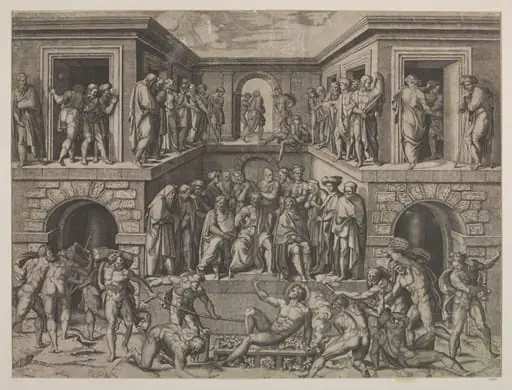 Martyrdom of St. Lawrence, by Baccio Bandinelli
