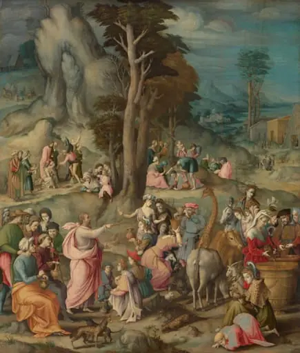 The Gathering of Manna, by Bachiacca