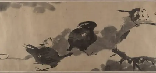 清 八大山人(朱耷) 蓮塘戲禽圖 卷|Birds in a lotus pond, by Bada Shanren