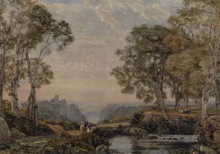 Morning: A Composition, by Francis Oliver Finch, watercolor, 1825