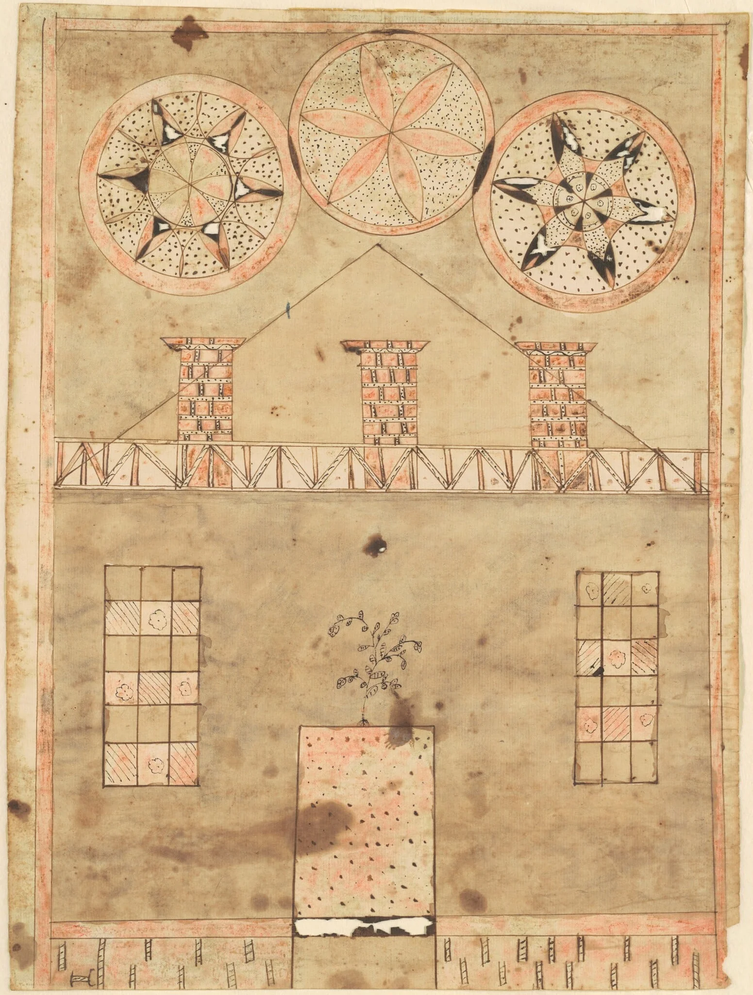 Fraktur House, detail