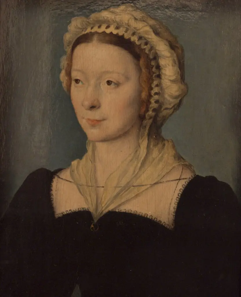 Beatrix Pacheco d'Ascalona, by Corneille de Lyon, oil, 1533