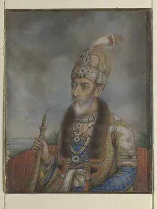 Bahadur Shah II (r. 1837-58), last Mughal emperor of India