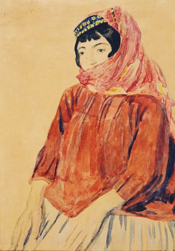 Refugee Woman, by Bahruz Kangarli