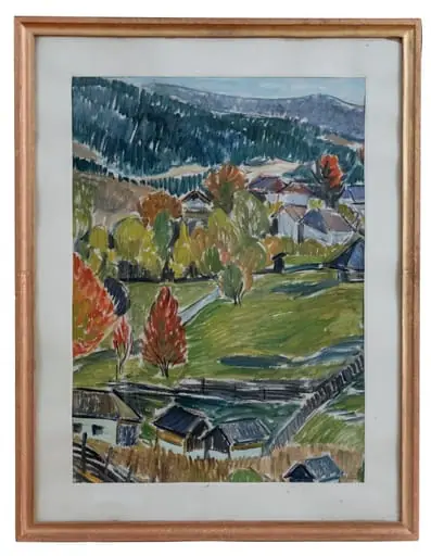 Peisaj de la schit, by Bălan Viorica