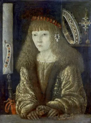 A young János Corvinus in 1486.