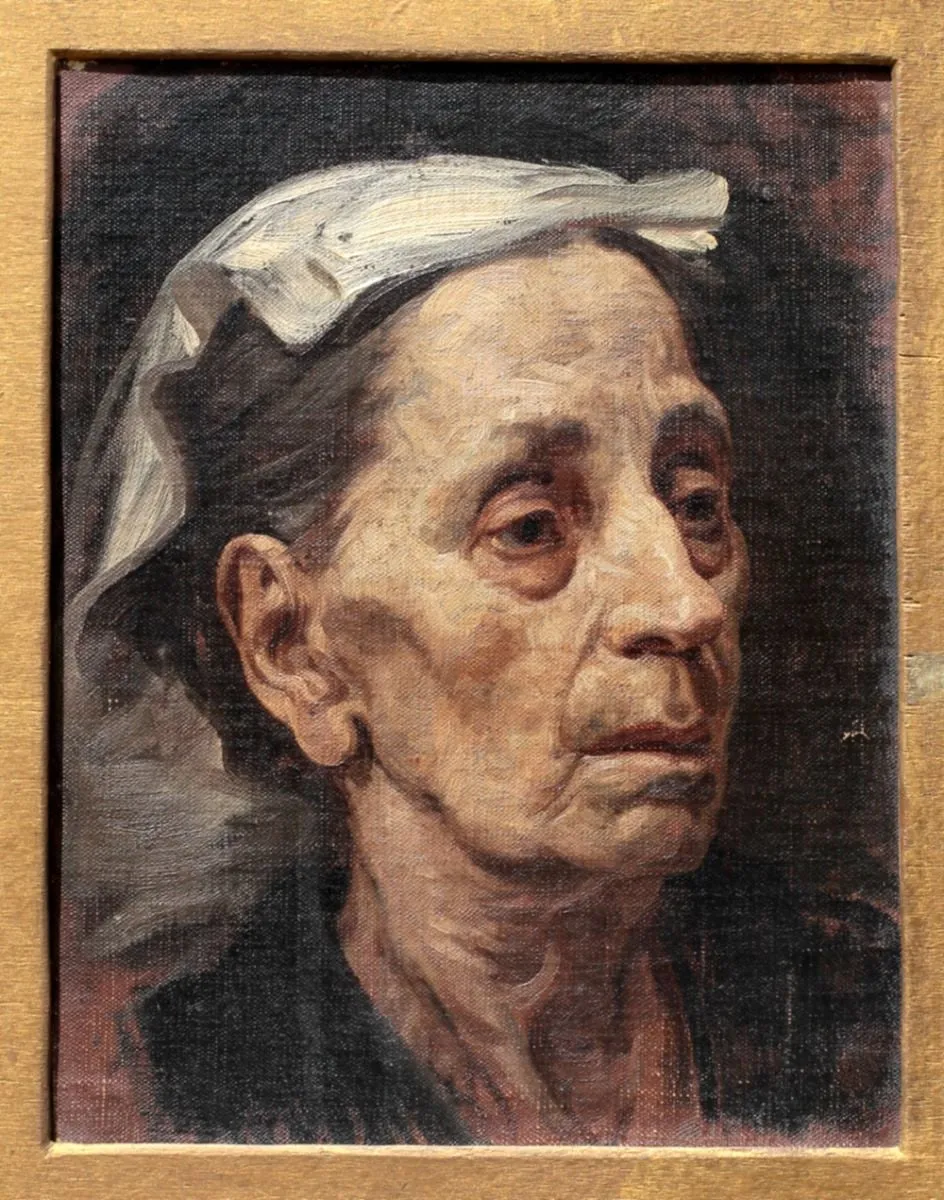 Cap de bătrână, by Baltazar Apcar (Abgar), unspecified