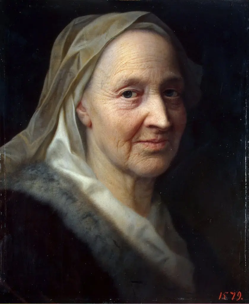 Portrait of an Old Woman, by Balthasar Denner