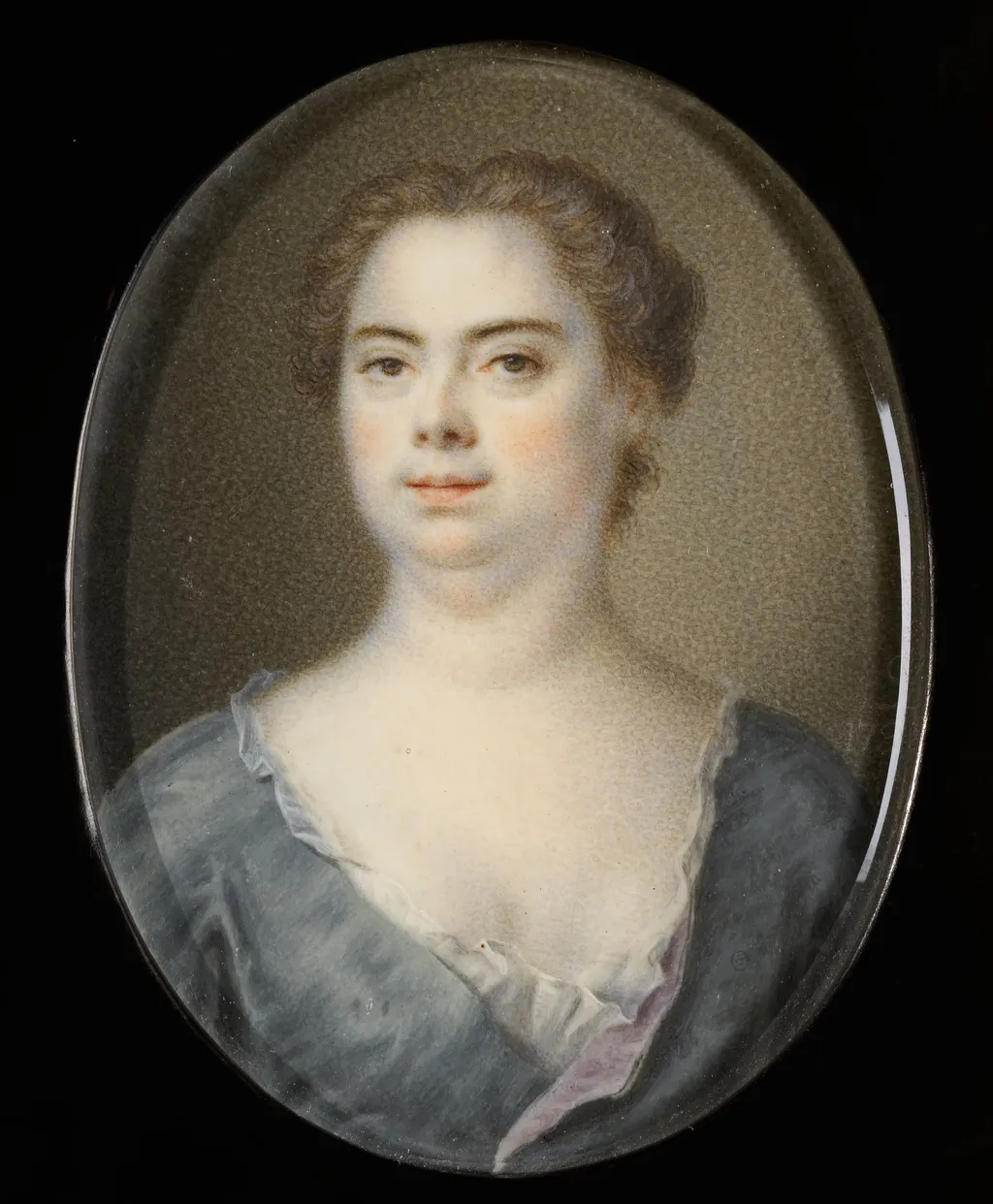 Portrait of Ester Winter, by Balthasar Denner, ivory, 1738