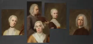Portrait of the Denner Family, by Balthasar Denner, 1745