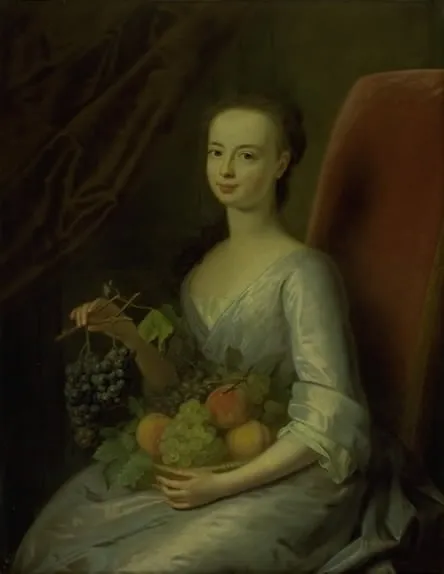 The Artist's Daughter, by Balthasar Denner, oil, 1728