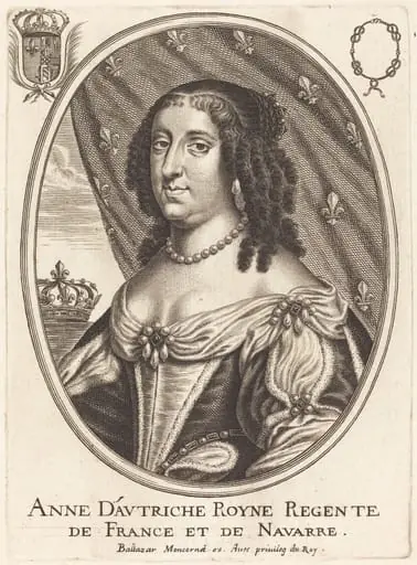 Anne of Austria, by Balthasar Moncornet