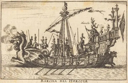 Barcha del Hercole, by Balthasar Moncornet