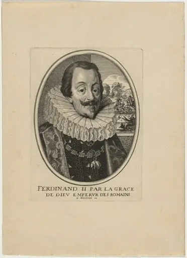Ferdinand II, Par la Grace de Dieu Emperur des Romains, by Balthasar Moncornet