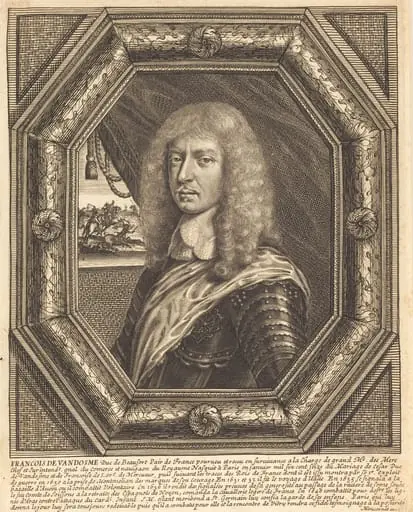 François de Vendôme, Duke of Beaufort, by Balthasar Moncornet