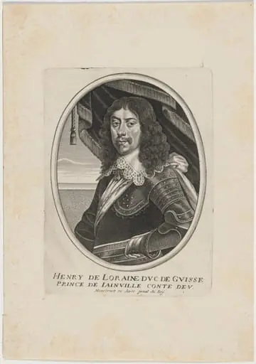 Henry de Lorraine, Fifth Duc de Guise, by Balthasar Moncornet