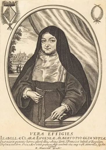 Isabelle Claire Eugénie, by Balthasar Moncornet