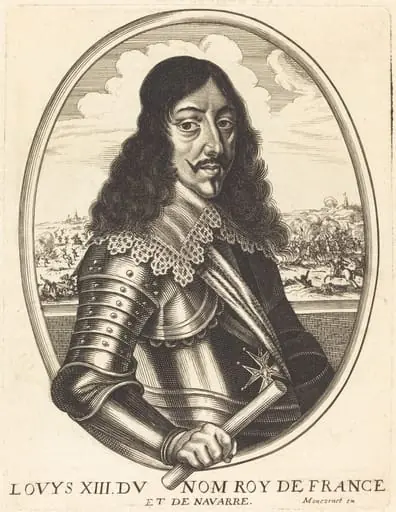 Louis XIII, King of France, by Balthasar Moncornet
