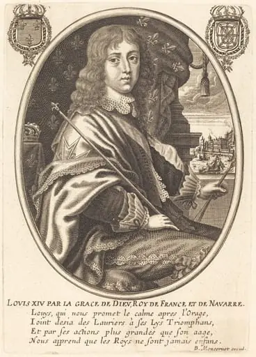 Louis XIV, King of France, by Balthasar Moncornet
