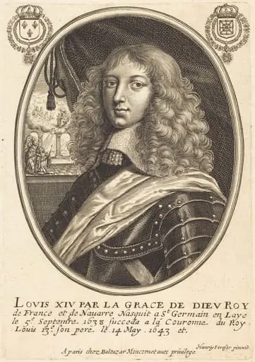 Louis XIV, King of France, by Balthasar Moncornet