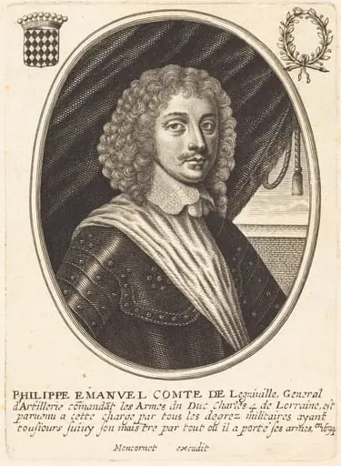 Philippe Emmanuel, Count of Ligneville, by Balthasar Moncornet