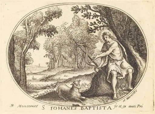 Saint John the Baptist, by Balthasar Moncornet